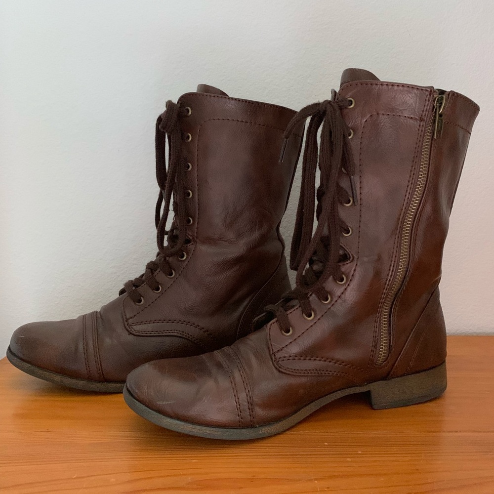 Merona lace-up combat boots